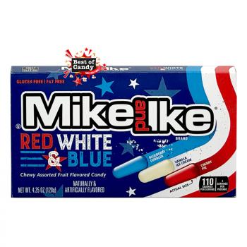 Mike and Ike Red, White and Blue 120g